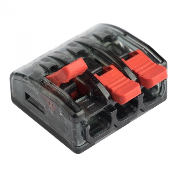 EKF Клемма СМК 221-413 3 отверстия 0.2-4.0 мм2 (4шт.) PROxima (plc-smk-221-413r) превью в интернет-магазине электрики Форум Электро в Москве