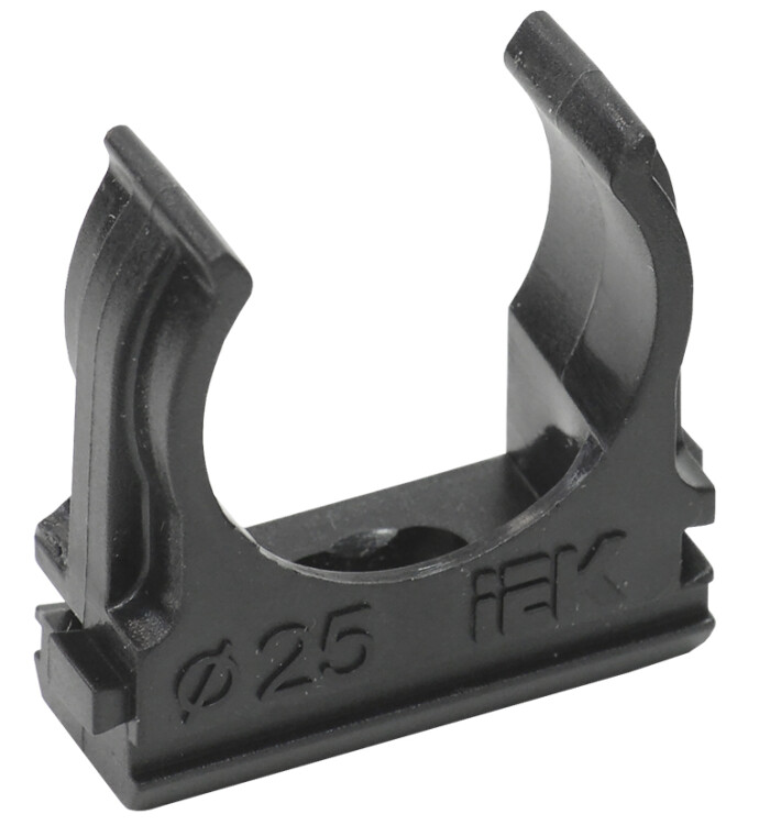 IEK ELASTA Держатель с защёлкой CF25 черный (CTA10D-CF25-K02-100) превью в интернет-магазине электрики Форум Электро в Москве