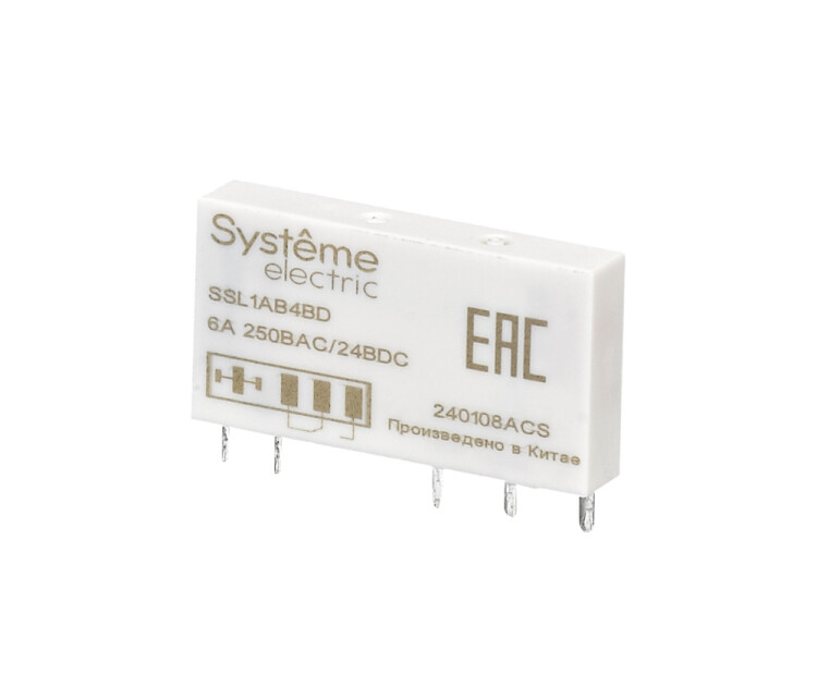 Systeme Electric Реле интерфейсное 1CO,6A, 24В DC (SSL1AB4BD) превью в интернет-магазине электрики Форум Электро в Москве