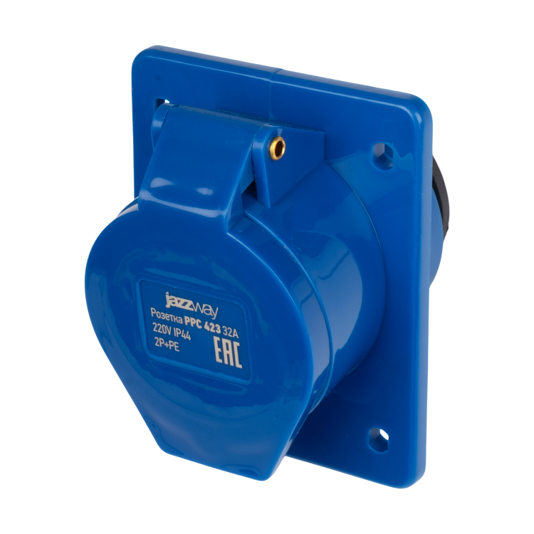 Розетка стационарная для скрытой установки PPC 423 2Р+РЕ 32А 220В IP44 Jazzway (.5072992) превью в интернет-магазине электрики Форум Электро в Москве