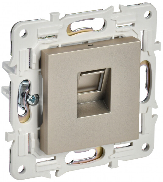 Фотография IEK SKANDY Шампань Розетка компьютерная RJ45 кат.6 SK-K02Sh (SK-K10-2-K37) в интернет-магазине Форум Электро в Москве Картинка IEK SKANDY Шампань Розетка компьютерная RJ45 кат.6 SK-K02Sh (SK-K10-2-K37) в интернет-магазине Форум Электро в Москве