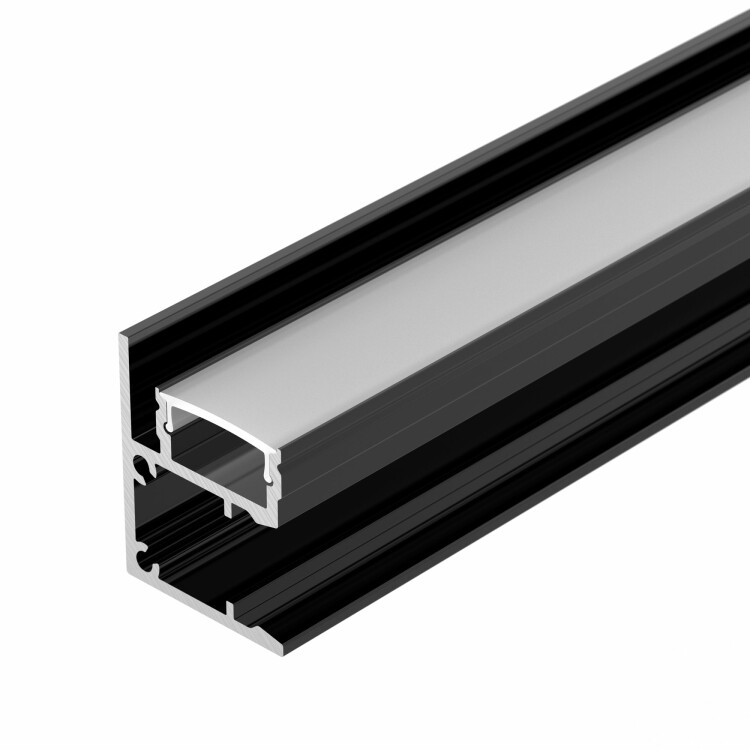 Arlight Профиль WALL-2228-2000 ANOD BLACK (Алюминий) (050488) превью в интернет-магазине электрики Форум Электро в Москве