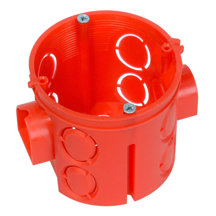 Промрукав Коробка установочная углубленная 80-0510С безгалогенная (HF) 68х62 с саморезами (140шт/кор) (80-0510С) превью в интернет-магазине электрики Форум Электро в Москве