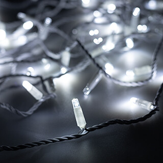 Arlight Светодиодная гирлянда ARD-STRING-CLASSIC-1000-WHITE-100LED-PULSE White (230V, 7W) (Ardecoled, IP65) (031647) превью в интернет-магазине электрики Форум Электро в Москве
