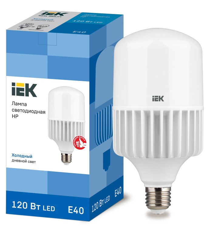 Лампа LED HP 120Вт 6500К E40 с патроном подвес. керам. IEK (LLE-HP-120-65-E40-EPC30) превью в интернет-магазине электрики Форум Электро в Москве