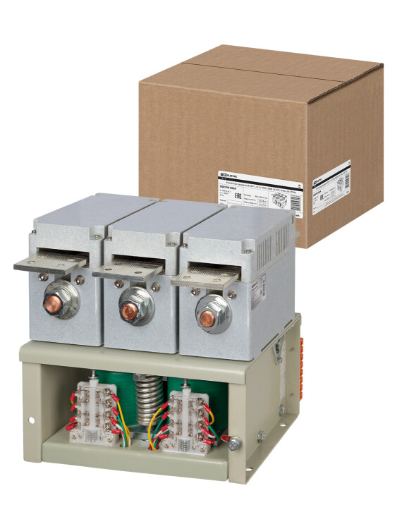 Контактор вакуумный КВТ-1,14-5/1000, 380В AC/DC, 4НО+3НЗ TDM (SQ0759-0024) превью в интернет-магазине электрики Форум Электро в Москве