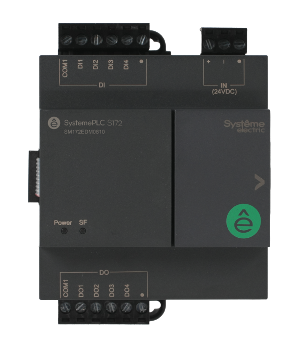 Systeme Electric Дискретный модуль ввода/вывода; 24 VDC; 8 IO: 4 DI, 4 DO (транзистор) (SM172EDM0810) превью в интернет-магазине электрики Форум Электро в Москве