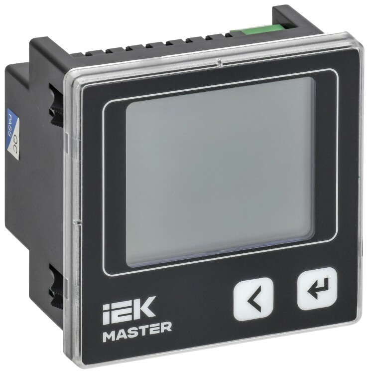 Вольтметр цифр. щит. 1-ф. RS-485 72х72 LCD MASTER IEK (MI-DV11-6-1-1-LCD) превью в интернет-магазине электрики Форум Электро в Москве