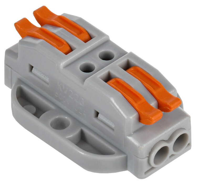 Строительно-монтажная клемма СМК 222-4122P (4шт/упак) IEK (UKZ20-4122P-004) превью в интернет-магазине электрики Форум Электро в Москве