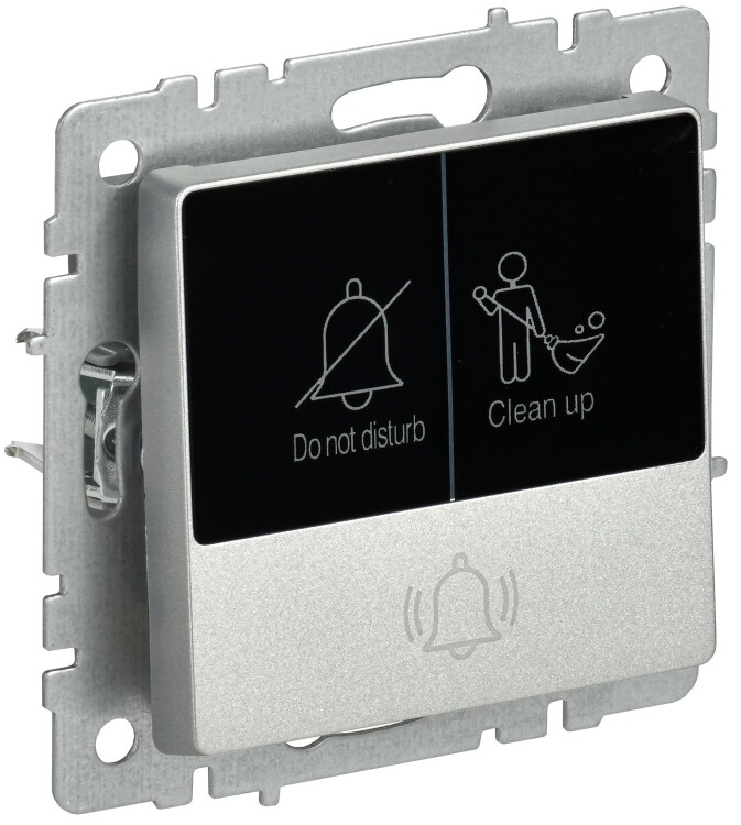 BRITE Кнопка звонка с инд. отел. 10А ВС10-1-9-БрА алюм. IEK (BR-V14-2-10-K47) превью в интернет-магазине электрики Форум Электро в Москве