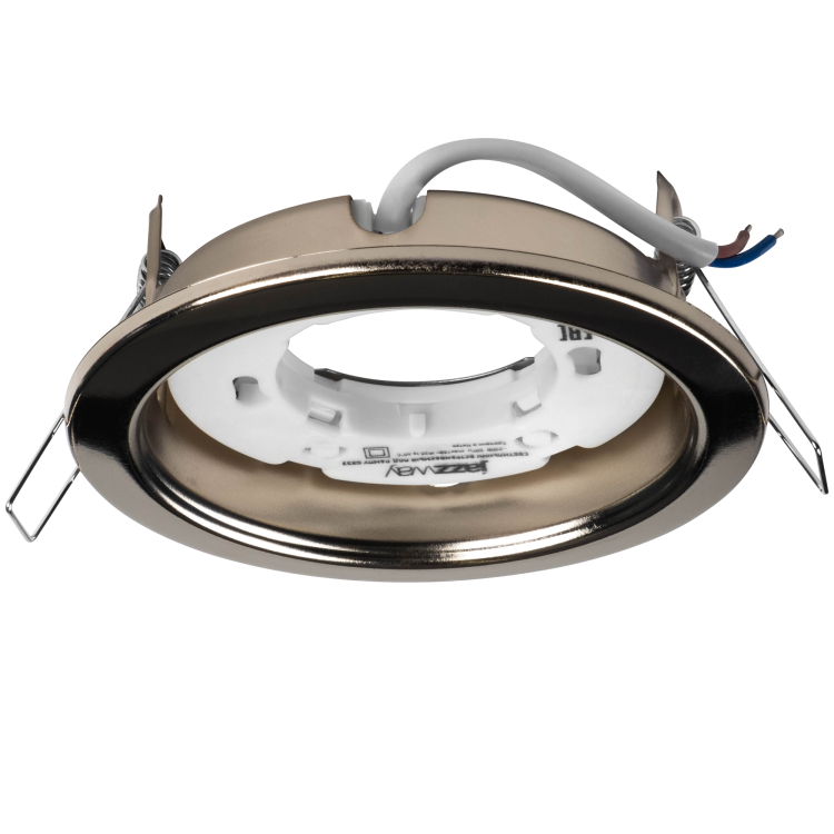 Jazzway Светильник GX53-GX73 PGX53 10639. 7 никель глянцевый 106*39мм (.1016805) превью в интернет-магазине электрики Форум Электро в Москве
