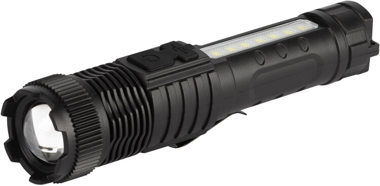 ЭРА Светодиодный фонарь UA-401 универсальный аккумуляторный 3 Вт LED + 3 Вт COB оптический Zoom 3 режима магнит type C (Б0069803) превью в интернет-магазине электрики Форум Электро в Москве