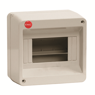 Щиток настен. без дверцы 8 мод.,IP40, серый Щиток настен. без дверцы 8 мод.,IP40, серый