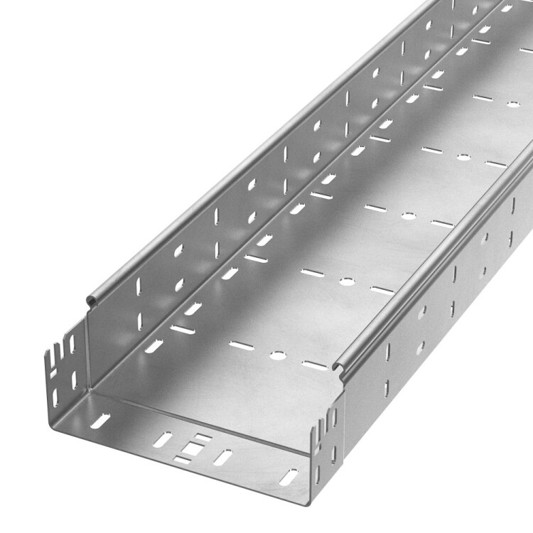 Лоток перфорированный Профи INOX (AISI 304) 200х80х6000 (2,0 мм) (12 м/уп) Промрукав (PR16.13435) превью в интернет-магазине электрики Форум Электро в Москве