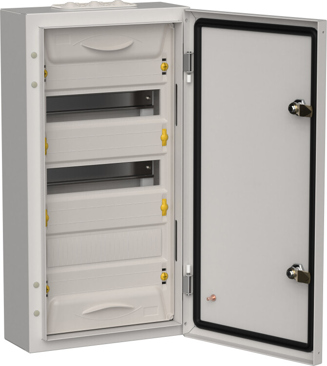 IEK TITAN 5 Корпус мет. ЩРн-36 (1х36) 585х310х140 IP54 сер (TI5-50-N-036-54-7035) превью в интернет-магазине электрики Форум Электро в Москве