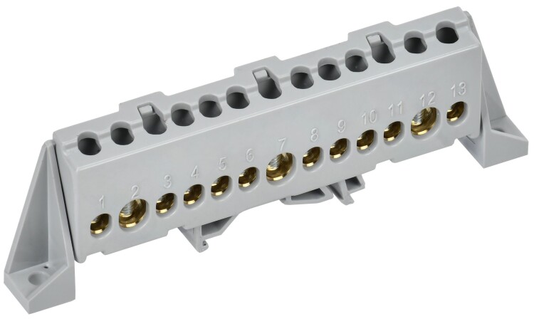 TEKFOR Шина L "фаза" в комб. изол. "Стойка" 8х12-13-Ср IEK (TF-NN20-13-DP-K03) превью в интернет-магазине электрики Форум Электро в Москве