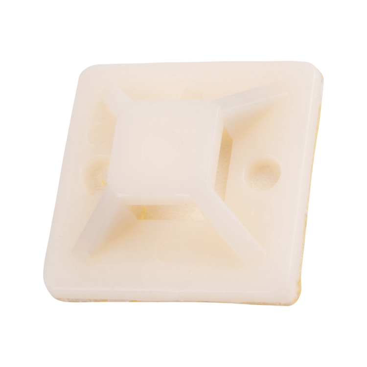 Площадка под кабельную стяжку PCP-SG 25x25-100WH PA6.6 Jazzway (100 шт/уп) (.5055049) превью в интернет-магазине электрики Форум Электро в Москве