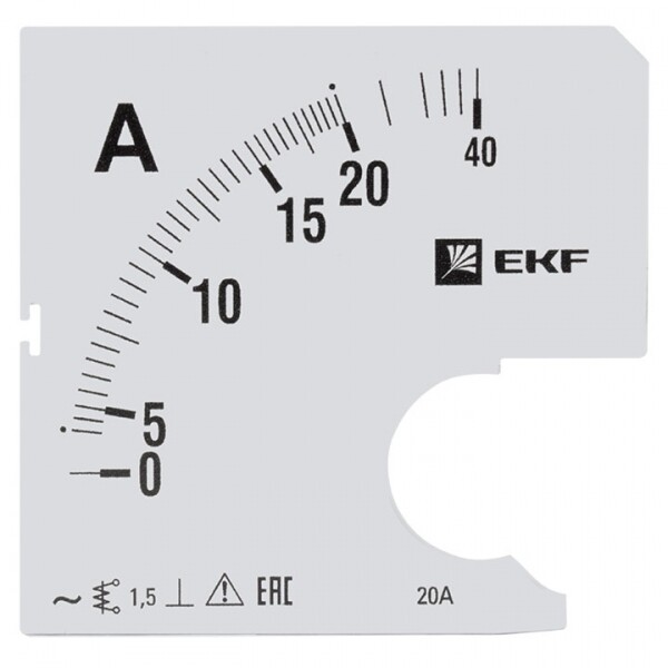 EKF PROxima Шкала сменная для A961 20/5А-1,5.