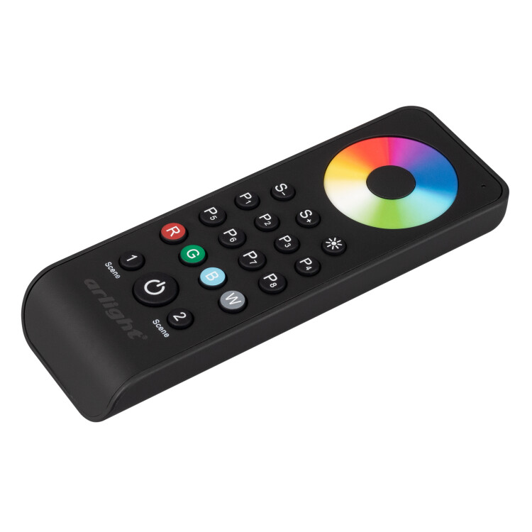 Arlight Пульт SMART-R43-RGBW Black (1 зона, 2.4G) (IP20 Пластик, 5 лет) (031937) превью в интернет-магазине электрики Форум Электро в Москве