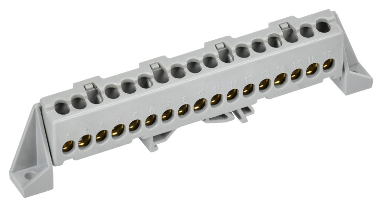 TEKFOR Шина L "фаза" в комб. изол. "Стойка" 6х9-15-Ср IEK (TF-NN10-15-DP-K03) превью в интернет-магазине электрики Форум Электро в Москве