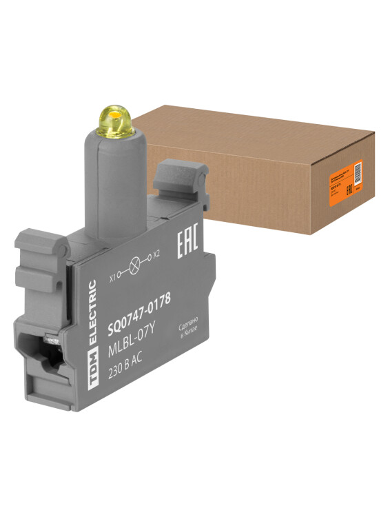 TDM Светодиодный блок MLBL-07Y 230 В AC желтый (SQ0747-0178) превью в интернет-магазине электрики Форум Электро в Москве