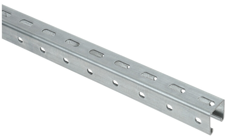 IEK STRUT-профиль перфорированный 41x41х2200-2,5 HDZ (CLP1S-41-41-22-25-M-HDZ) превью в интернет-магазине электрики Форум Электро в Москве