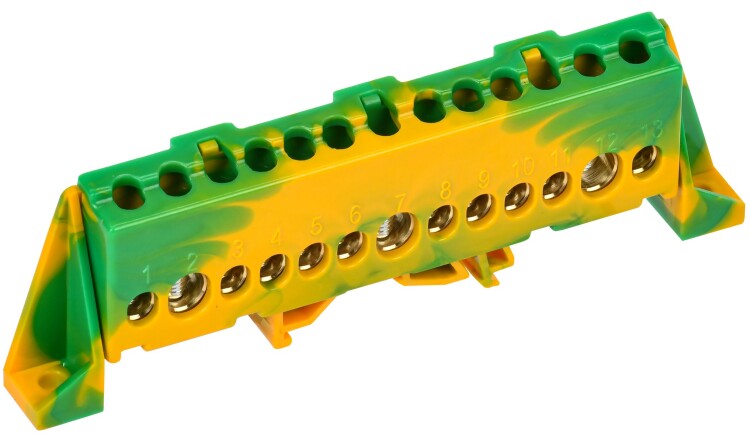 TEKFOR Шина PE "земля" в комб. изол. "Стойка" 8х12-13-ЖЗ IEK (TF-NN20-13-DP-K52) превью в интернет-магазине электрики Форум Электро в Москве