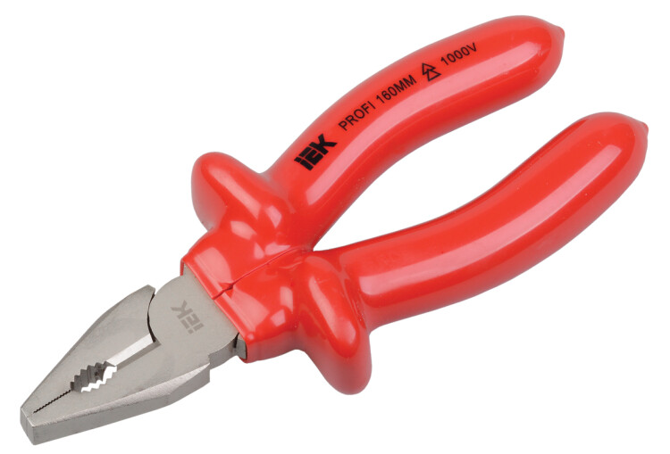 IEK Пассатижи Profi 160 мм 1000В (TPL-3-160) превью в интернет-магазине электрики Форум Электро в Москве