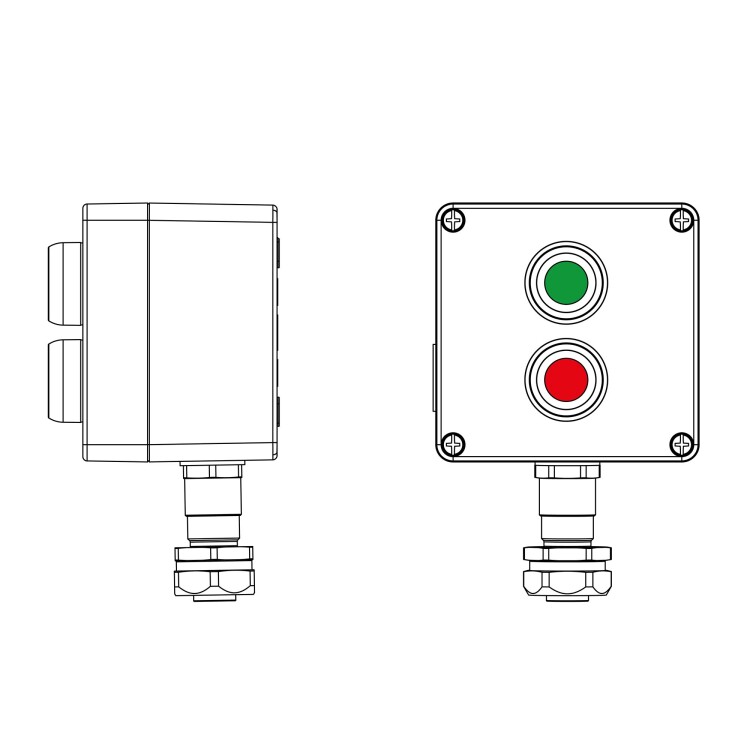 DKC CPE-A-12-(1xP1G(11)-1xP1R(11))-1xKAEPM2MHK-20(C)1Ex d e IIC Т5 Gb / Ex tb IIIC T95°C Db IP66 (2201.121.22.120M) превью в интернет-магазине электрики Форум Электро в Москве