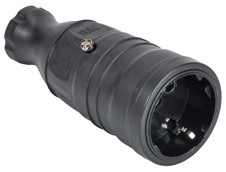 Фотография IEK OMEGA Розетка переносная РБп14-1-0м IP20 черная (OM-KR20-16-20-P1-00-K02) в интернет-магазине Форум Электро в Москве Картинка IEK OMEGA Розетка переносная РБп14-1-0м IP20 черная (OM-KR20-16-20-P1-00-K02) в интернет-магазине Форум Электро в Москве