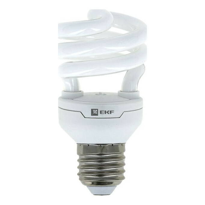 EKF Лампа энергосберегающая HS8-полуспираль 15W 2700K E27 8000h Simple (HS8-T3-15-827-E27) превью в интернет-магазине электрики Форум Электро в Москве