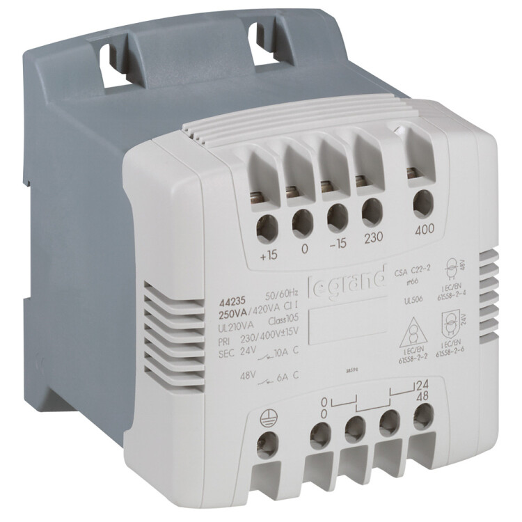 Legrand Трансформатор однофазный 230-400/24-48В 250ВА
