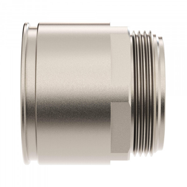 DKC Муфта труба-коробка д.50мм, IP66/IP67, М50х1,5, никелированная латунь (6111-A50) превью в интернет-магазине электрики Форум Электро в Москве