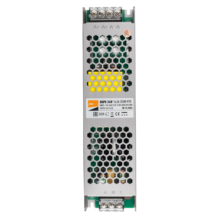 Jazzway BSPS 24V 14.60A=350W IP20 3 г. гарантии (.5024298) превью в интернет-магазине электрики Форум Электро в Москве