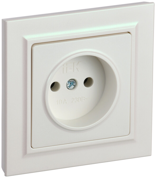 Картинка BRITE Роз. без з/к/ш 10А в сб. РСР10-1-0-БрЖ жемч. IEK (BR-R10-10-K36-F) в интернет-магазине Форум Электро в Москве