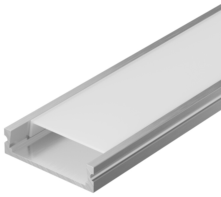 IEK Профиль алюм. для LED ленты 2406 встр. трап. 2м к-т опал (LSADD2406-SET1-2-V4-1-12) превью в интернет-магазине электрики Форум Электро в Москве