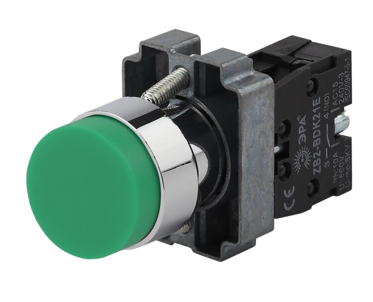 ЭРА Кнопка управления BBT70-BL-K06E LAY5-BL31 без подсветки зеленая 1з (Б0045671) превью в интернет-магазине электрики Форум Электро в Москве