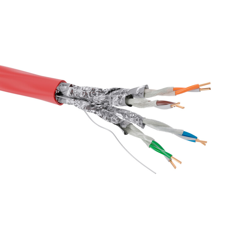 DKC Кабель CAT 6, U/FTP, нг(А)-FRHF, бухта 305м, красный (RN6UFA04RD) превью в интернет-магазине электрики Форум Электро в Москве