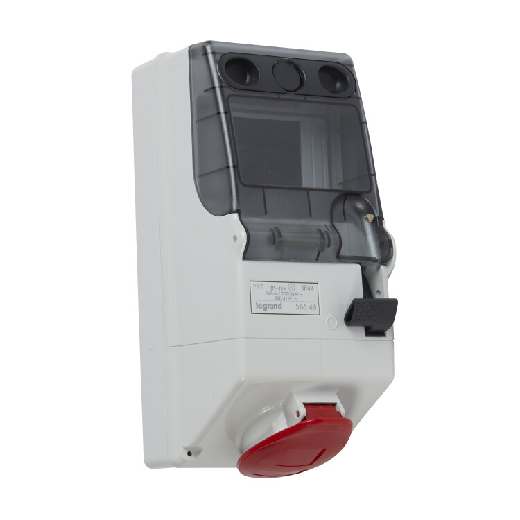 Legrand P17Щит.5мод. с блок. 16А 3К+H+З 380В IP44 (056646) превью в интернет-магазине электрики Форум Электро в Москве