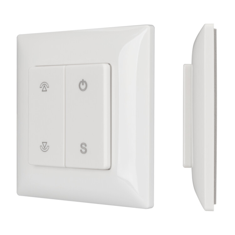 Картинка Arlight Панель SMART-P46-DIM-P-SUF (3V, 1 зона, Knob, 2.4G) (Пластик) (028300) в интернет-магазине Форум Электро в Москве