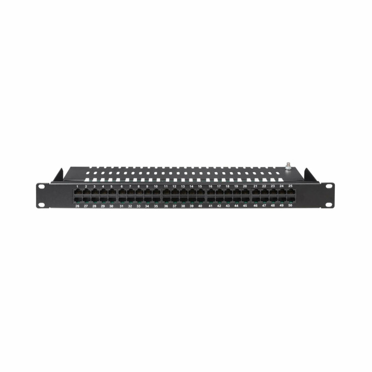 DKC Патч-панель телефонная 19",1U,CAT3, 50 портов RJ45 (RN3PP501) превью в интернет-магазине электрики Форум Электро в Москве DKC Патч-панель телефонная 19",1U,CAT3, 50 портов RJ45 (RN3PP501) превью в интернет-магазине электрики Форум Электро в Москве