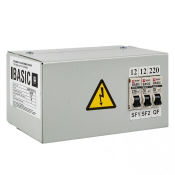 EKF Ящик с понижающим трансформатором ЯТП 0,25кВА 220/12В (3 автомата) Basic