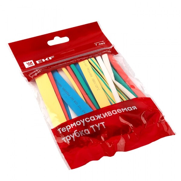 EKF PROxima Термоусаживаемая трубка ТУТ нг 6/3 набор:7 цветов по 3шт. 100мм. (=this.property.MANUFACTURERCODE}) фото в интернет-магазине Форум Электро в Москве
