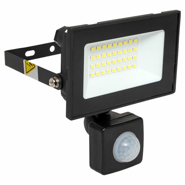 EKF Luma Прожектор светодиодный СДО-3003 с инфракрасным датчиком движения 30Вт 6500К IP54 (FLL-3003-30D-6500) превью в интернет-магазине электрики Форум Электро в Москве