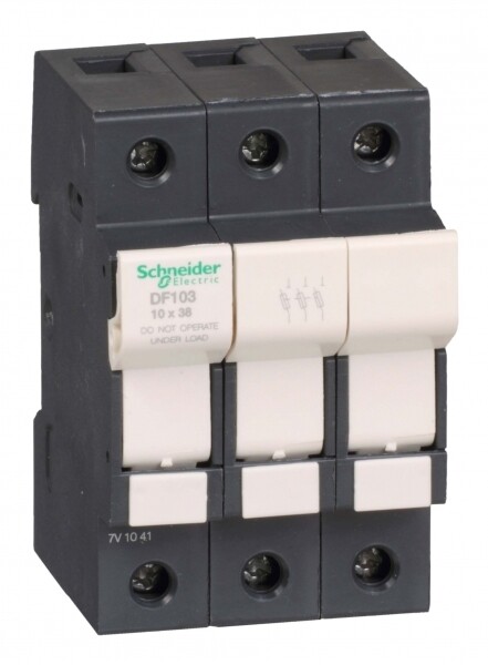 Schneider Electric Разъединитель-предохранитель 32A.3P.10Х38 (DF103) превью в интернет-магазине электрики Форум Электро в Москве