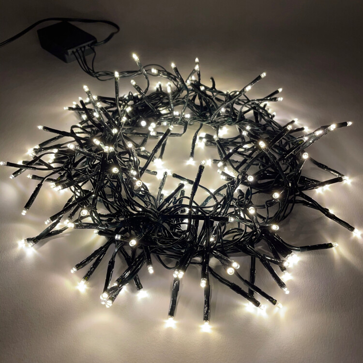 ЭРА ENIN - GW Гирлянда LED Нить Мишура 3,9 м зеленый провод, теплый свет, 220V (24/576) (Б0047970) превью в интернет-магазине электрики Форум Электро в Москве