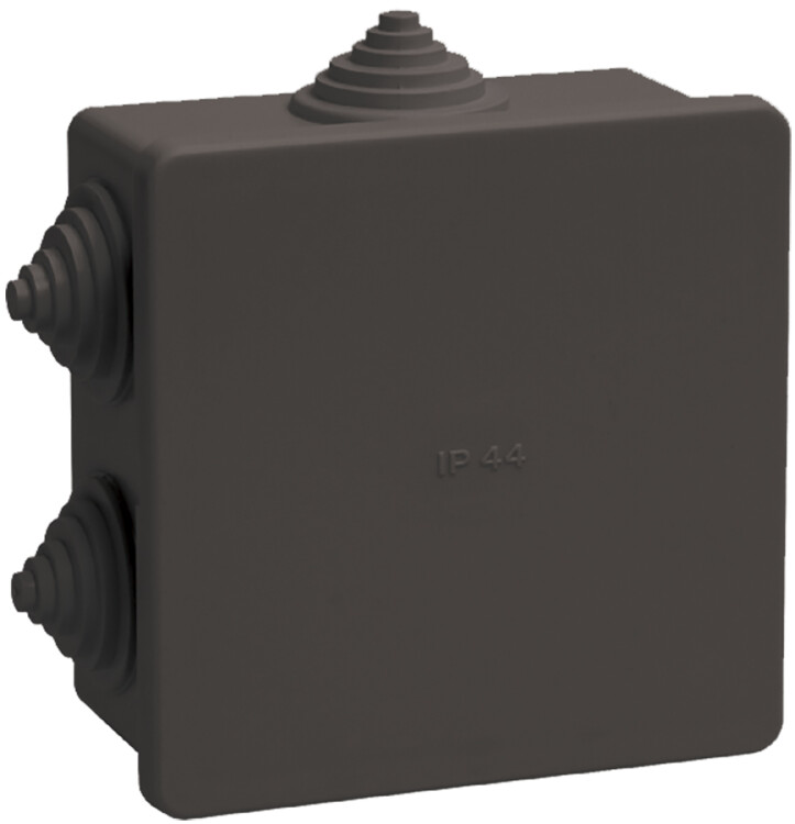 IEK Коробка расп. КМ41235 85х85х40мм IP44 6 вв. черная (UKO21-085-085-040-K02-44) превью в интернет-магазине электрики Форум Электро в Москве IEK Коробка расп. КМ41235 85х85х40мм IP44 6 вв. черная (UKO21-085-085-040-K02-44) превью в интернет-магазине электрики Форум Электро в Москве