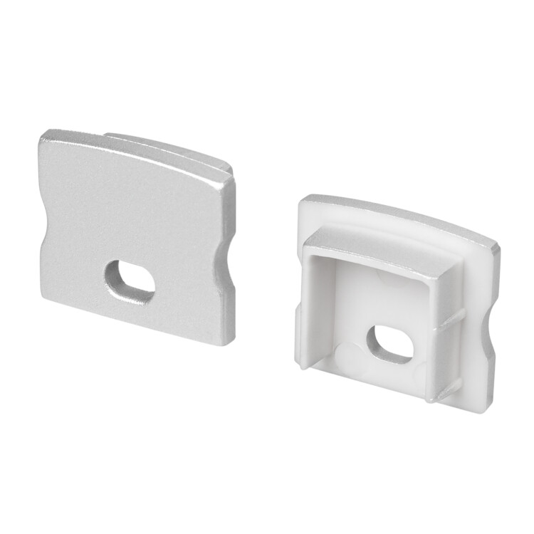 Arlight Заглушка LINE-1715 SILVER с отверстием (Пластик) (054382) превью в интернет-магазине электрики Форум Электро в Москве