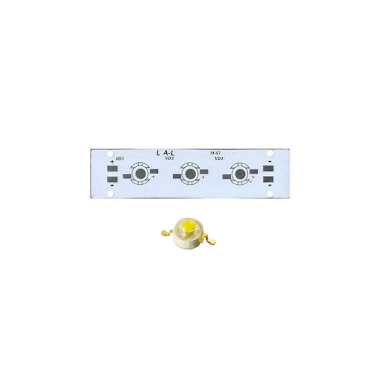 Arlight Плата 100x25-3Е-MONO Emitter (3x LED, 724-67) (027693) превью в интернет-магазине электрики Форум Электро в Москве