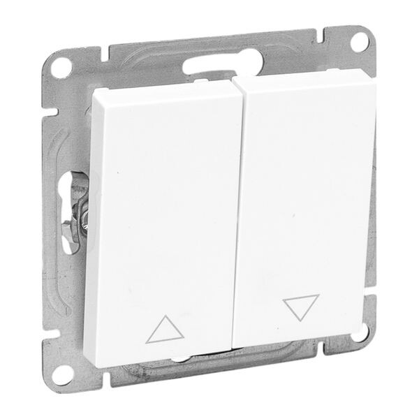 Картинка EKF Эпика Механизм выключателя, для жалюзей, белый. (UP1-SWW-25) в интернет-магазине Форум Электро в Москве